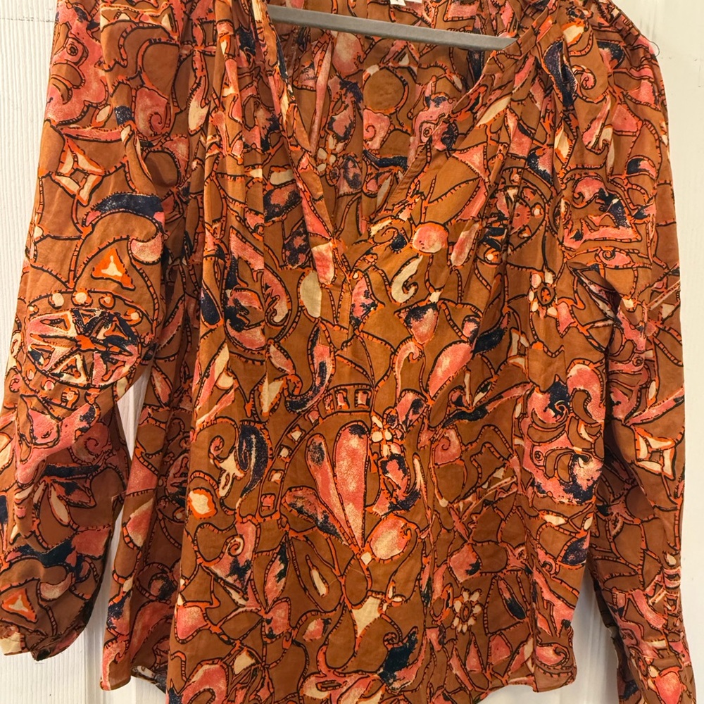 A.L.C. Nomad Long Sleeve 100% Cotton Shirt Size 4